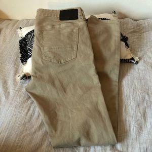 PacSun stacked skinny active stretch khaki jeans